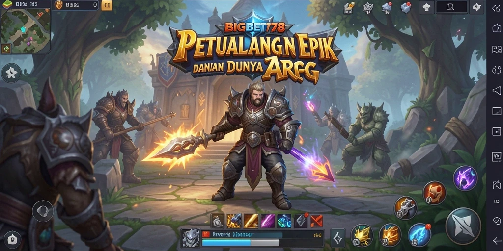 Tangkapan layar utama gameplay BIGBET78 menampilkan aksi pertarungan yang mendebarkan.