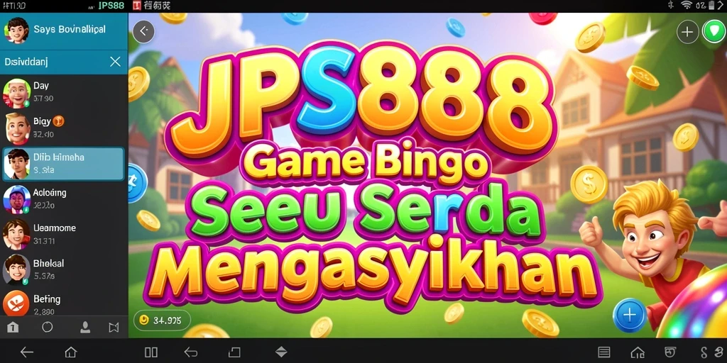 Tangkapan layar utama dari gameplay seru JPS888 Bingo.