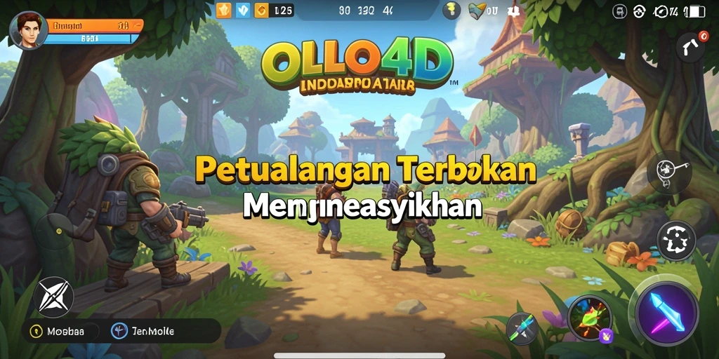 Screenshot utama OLLO4D menampilkan gameplay mendebarkan di dunia terbuka.